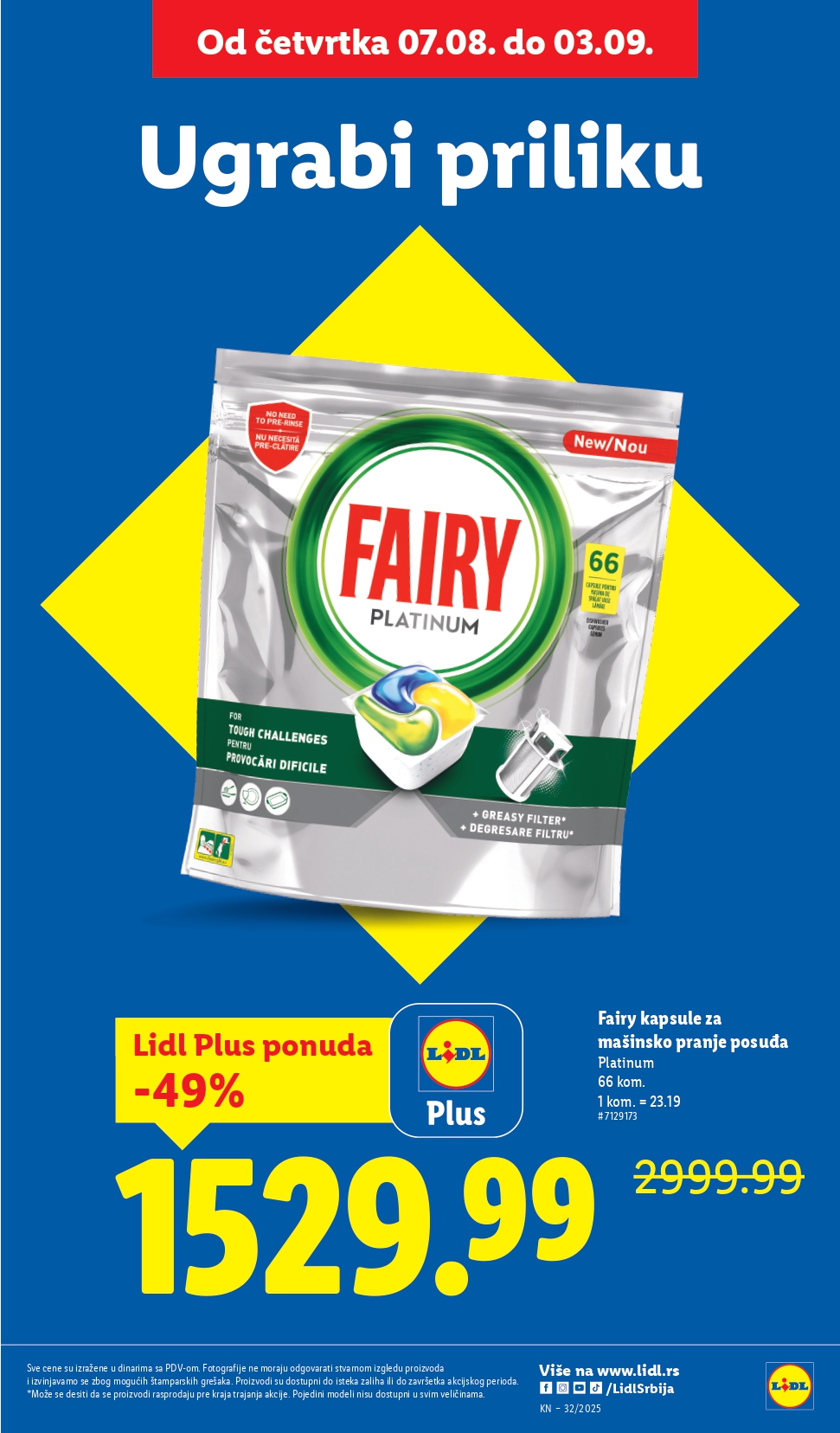 Lidl katalog PREHRANA 7-13.8.2025.
