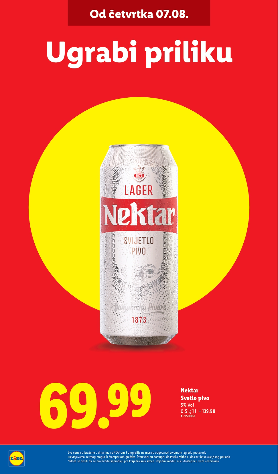 Lidl katalog PREHRANA 7-13.8.2025.