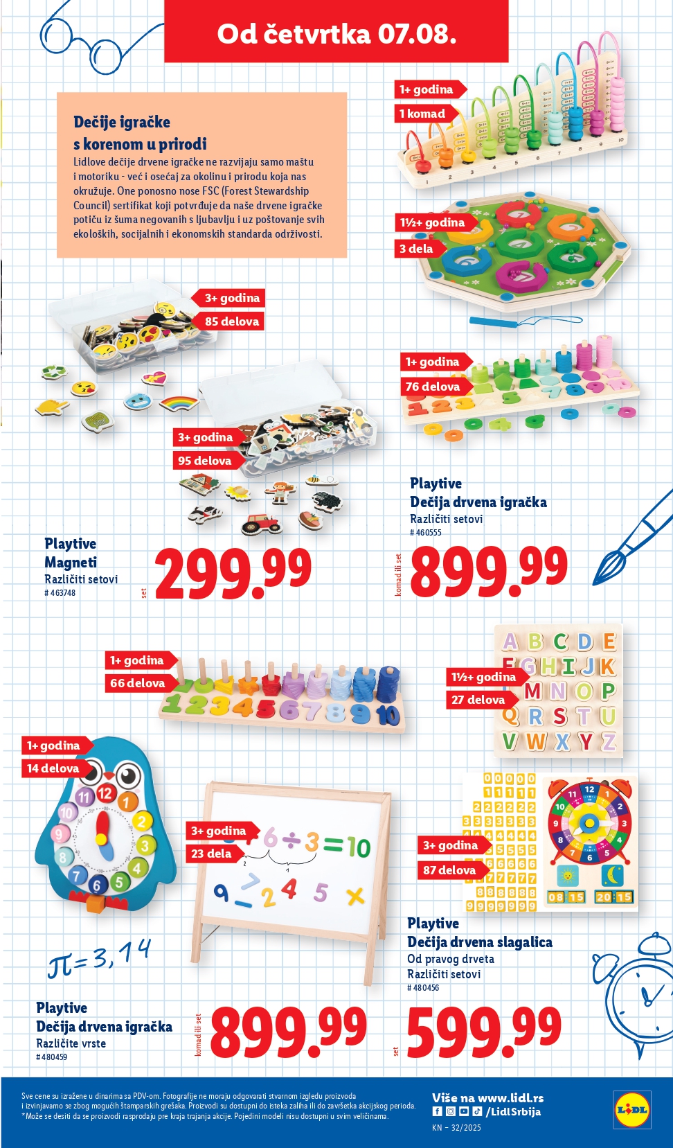 Lidl katalog PREHRANA 7-13.8.2025.