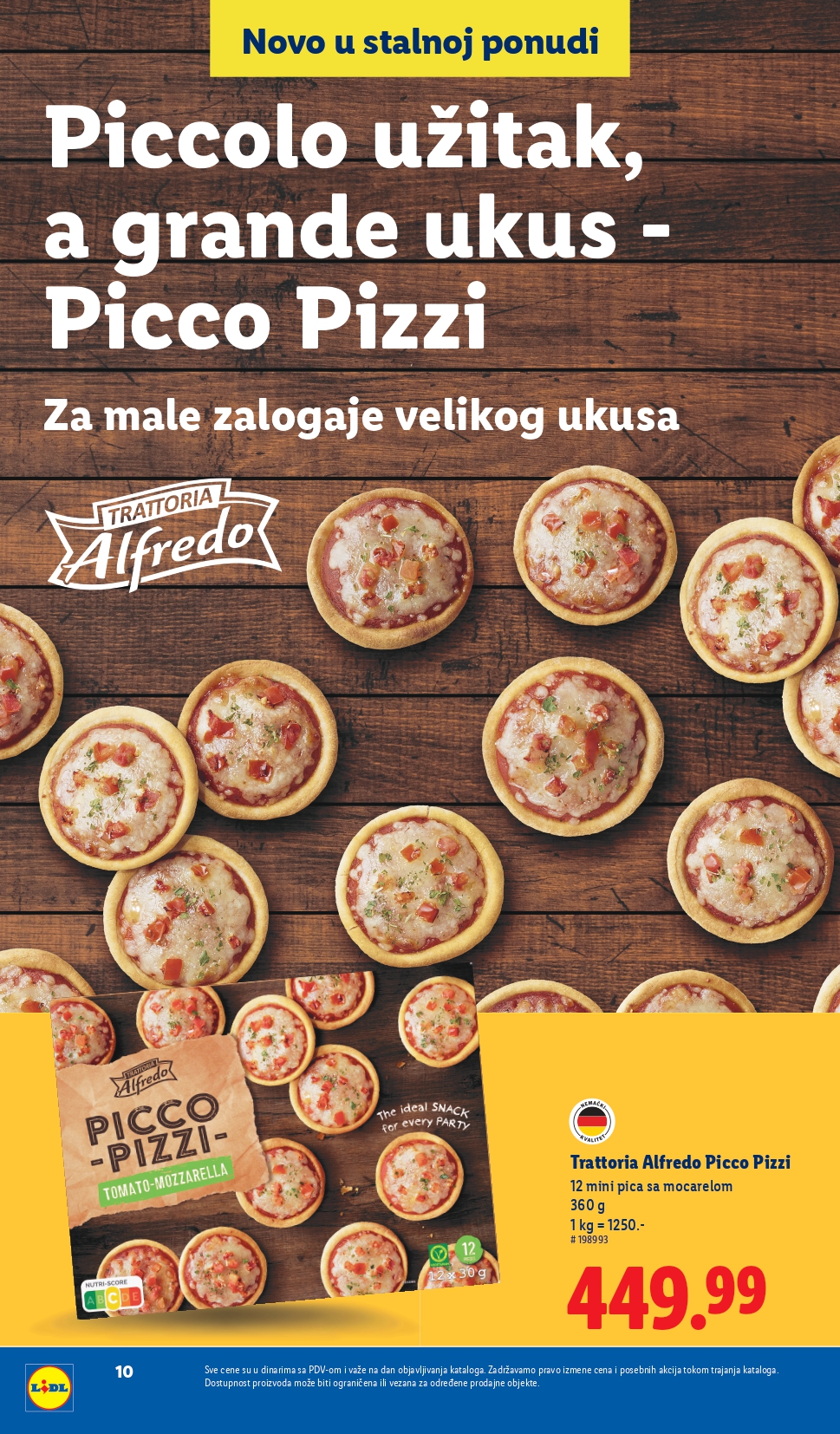 Lidl katalog NOVO avgust 2025.