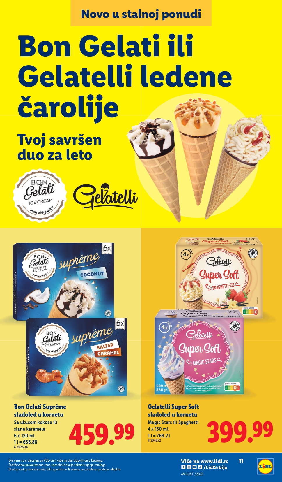 Lidl katalog NOVO avgust 2025.