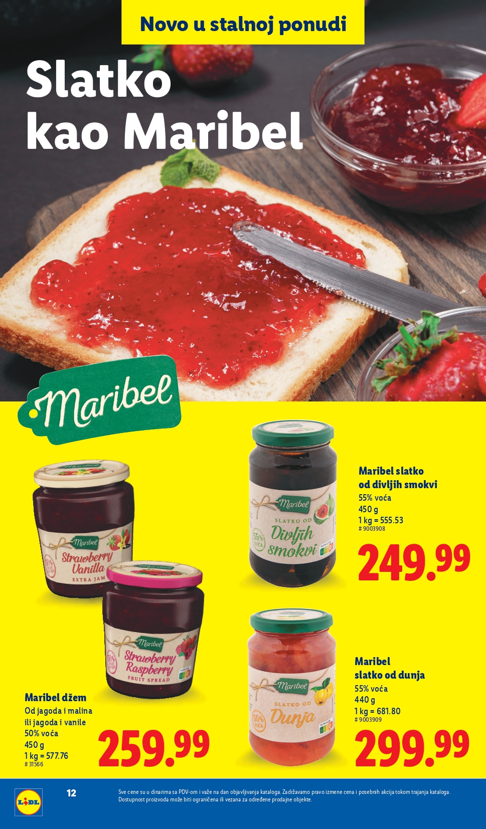 Lidl katalog NOVO avgust 2025.