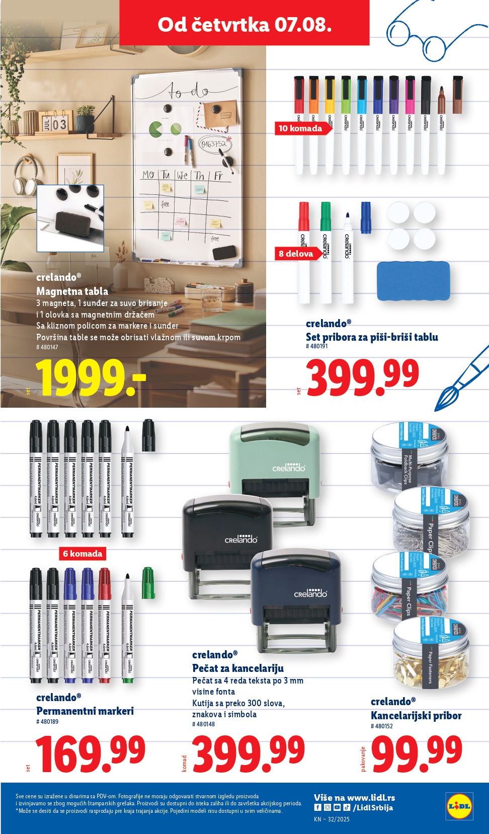 Lidl katalog PREHRANA 7-13.8.2025.