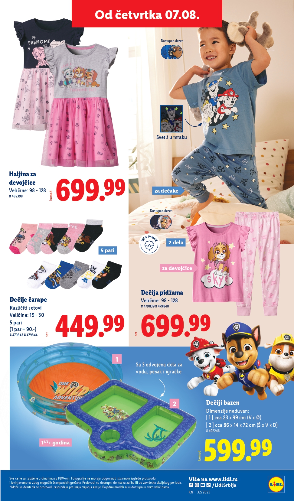 Lidl katalog PREHRANA 7-13.8.2025.
