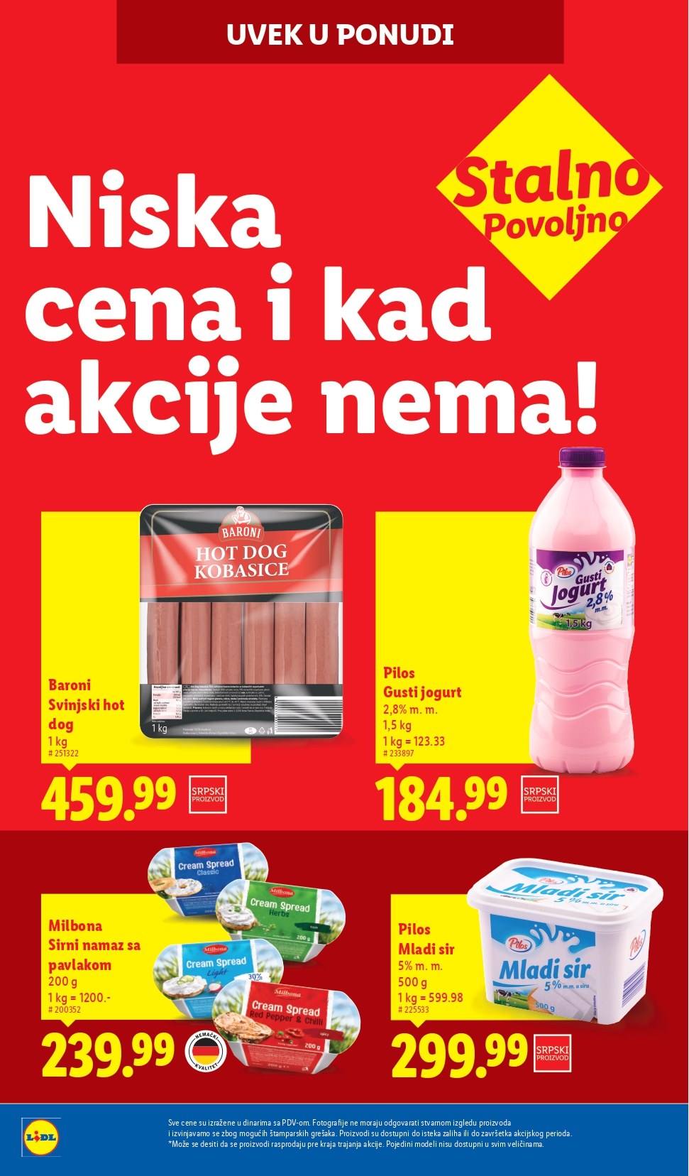 Lidl katalog PREHRANA 7-13.8.2025.