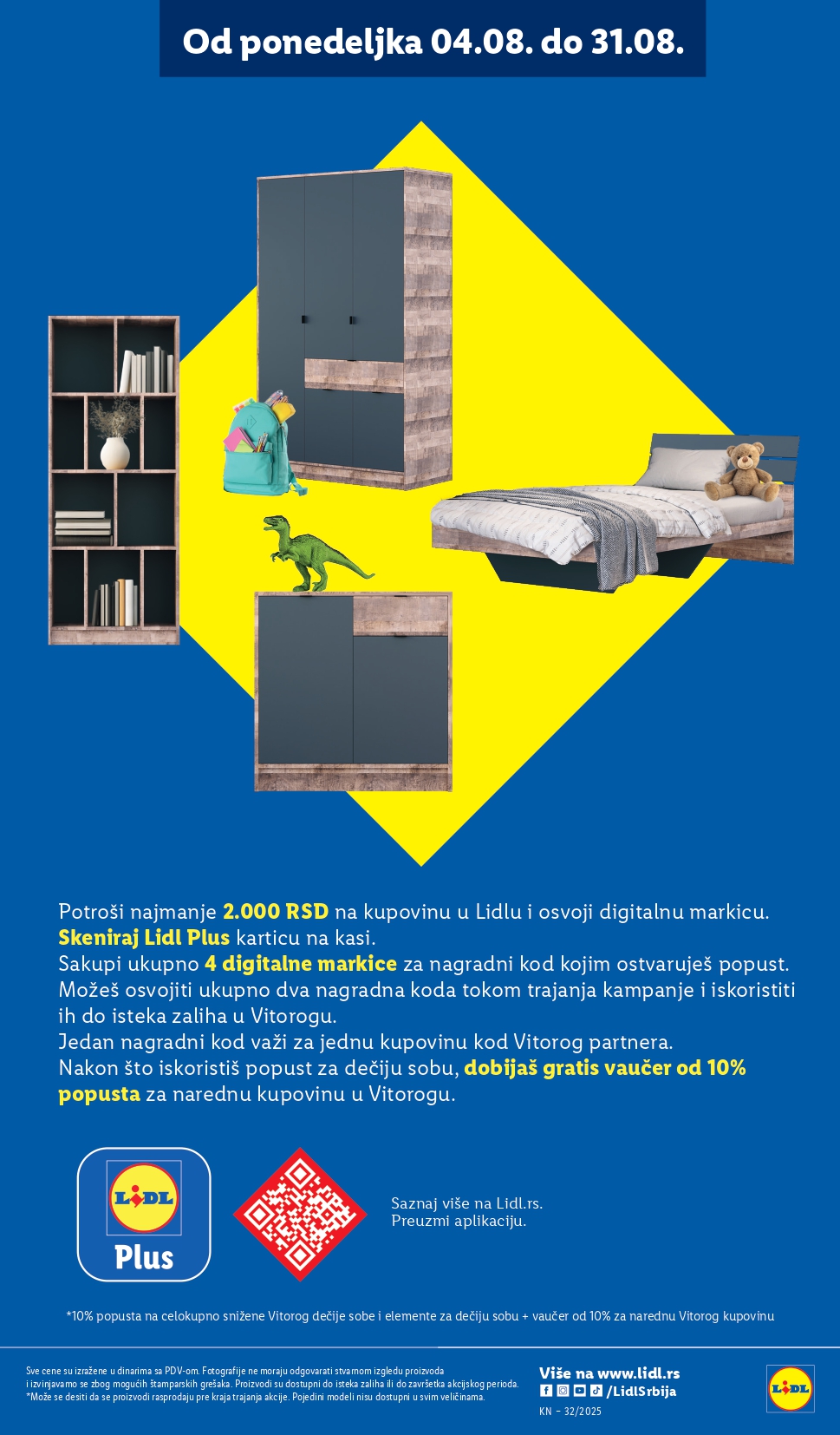 Lidl katalog PREHRANA 7-13.8.2025.