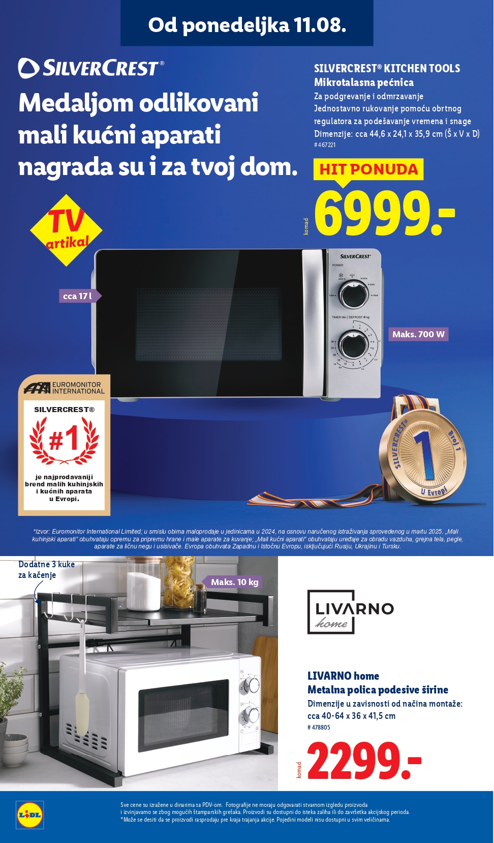 Lidl katalog PREHRANA 7-13.8.2025.