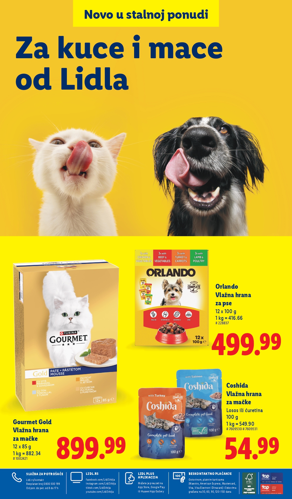 Lidl katalog NOVO avgust 2025.