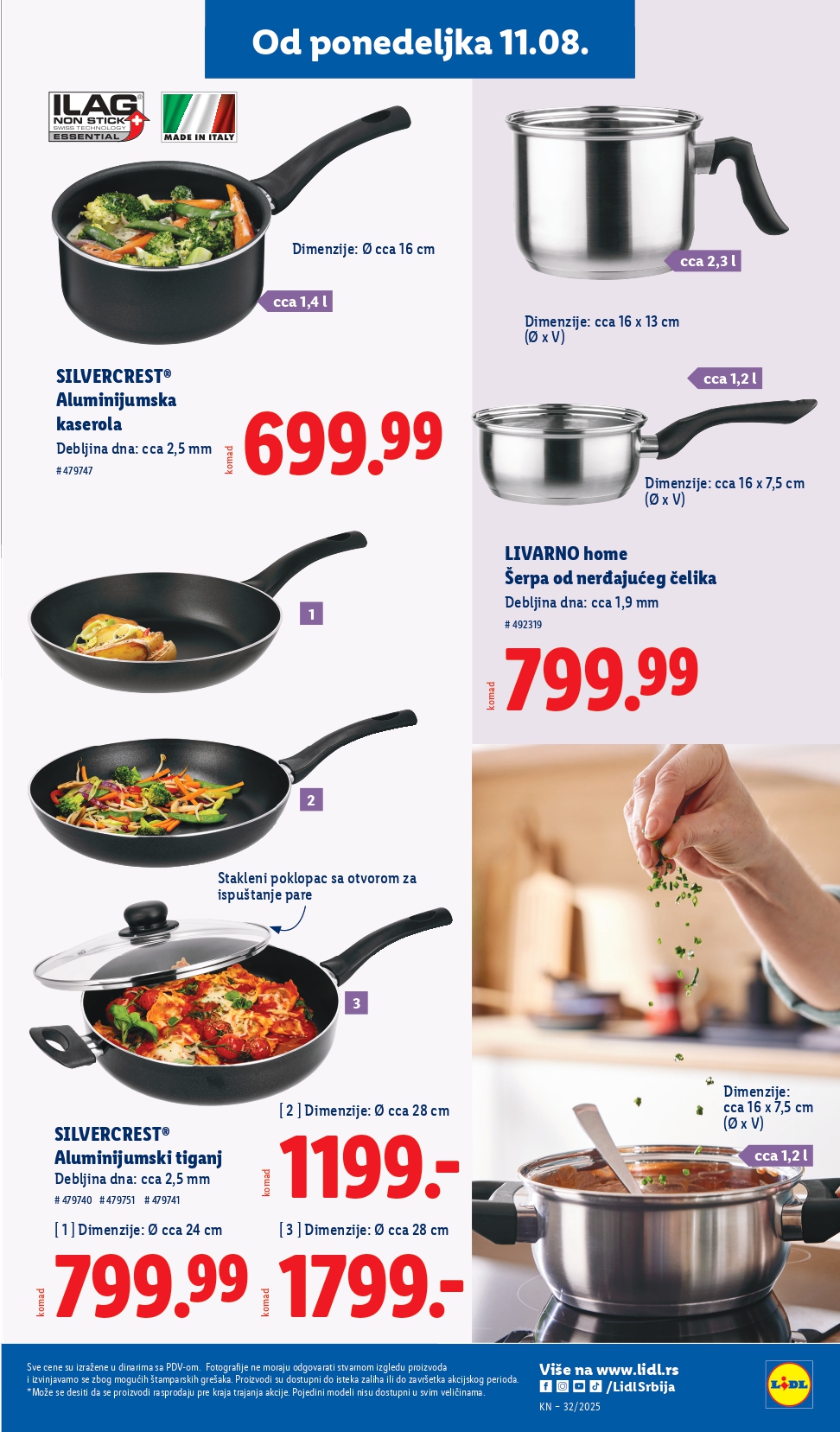 Lidl katalog PREHRANA 7-13.8.2025.