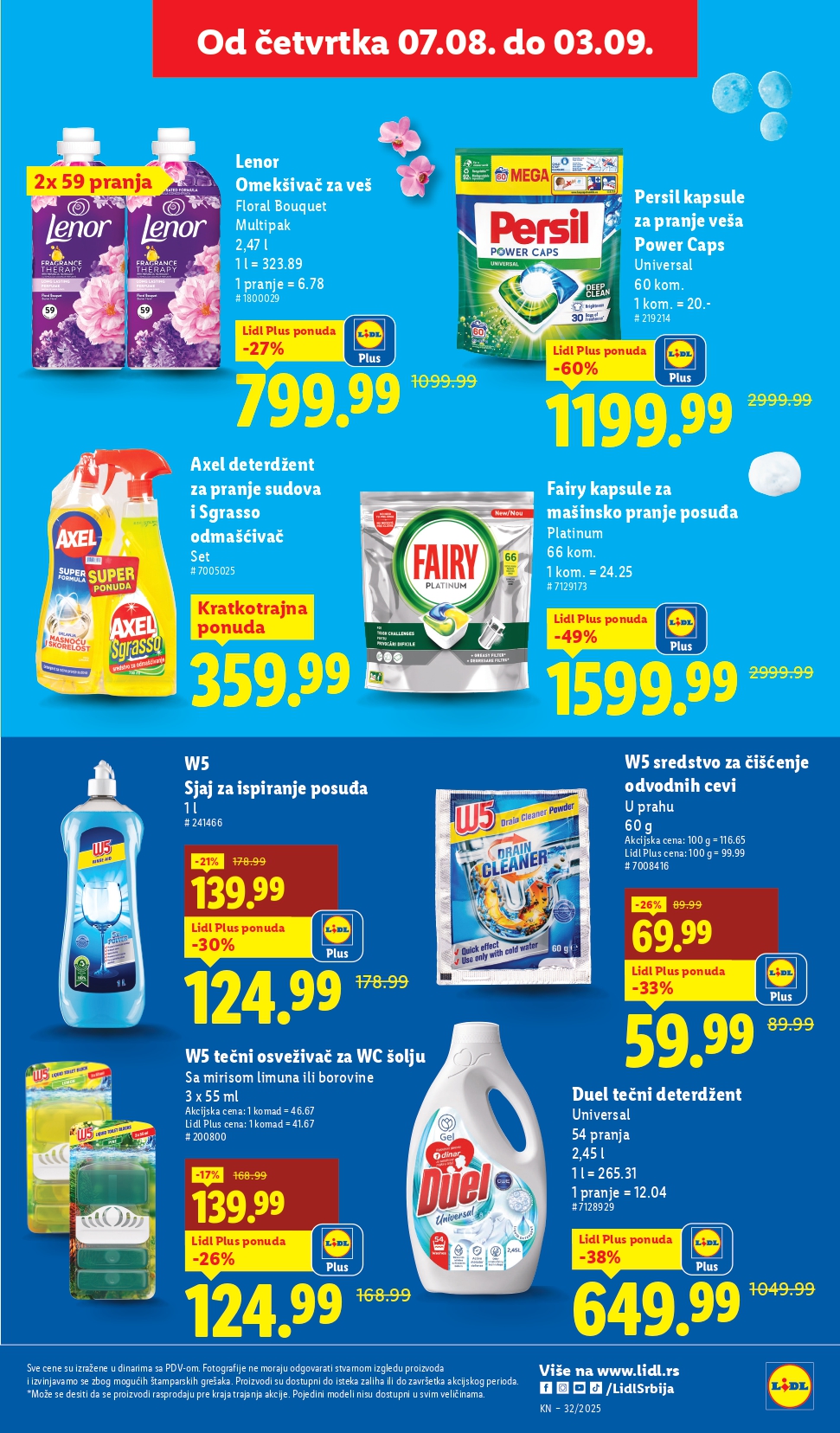 Lidl katalog PREHRANA 7-13.8.2025.