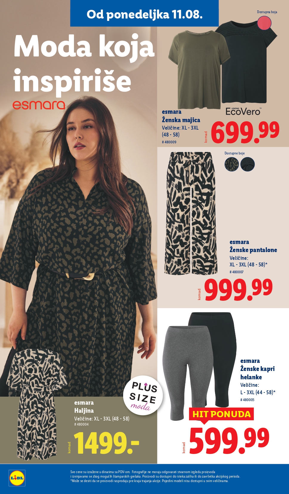 Lidl katalog PREHRANA 7-13.8.2025.