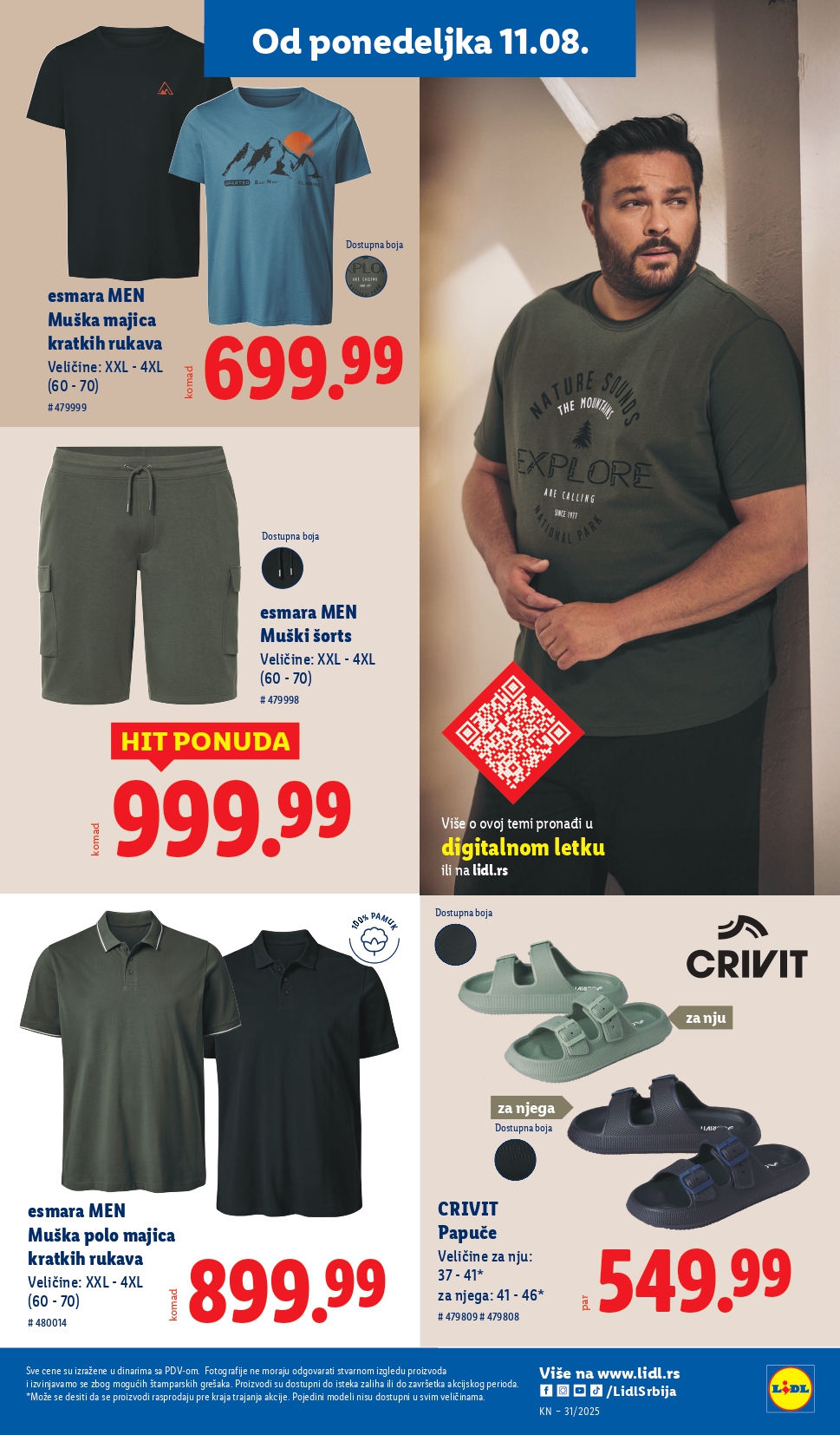 Lidl katalog PREHRANA 7-13.8.2025.