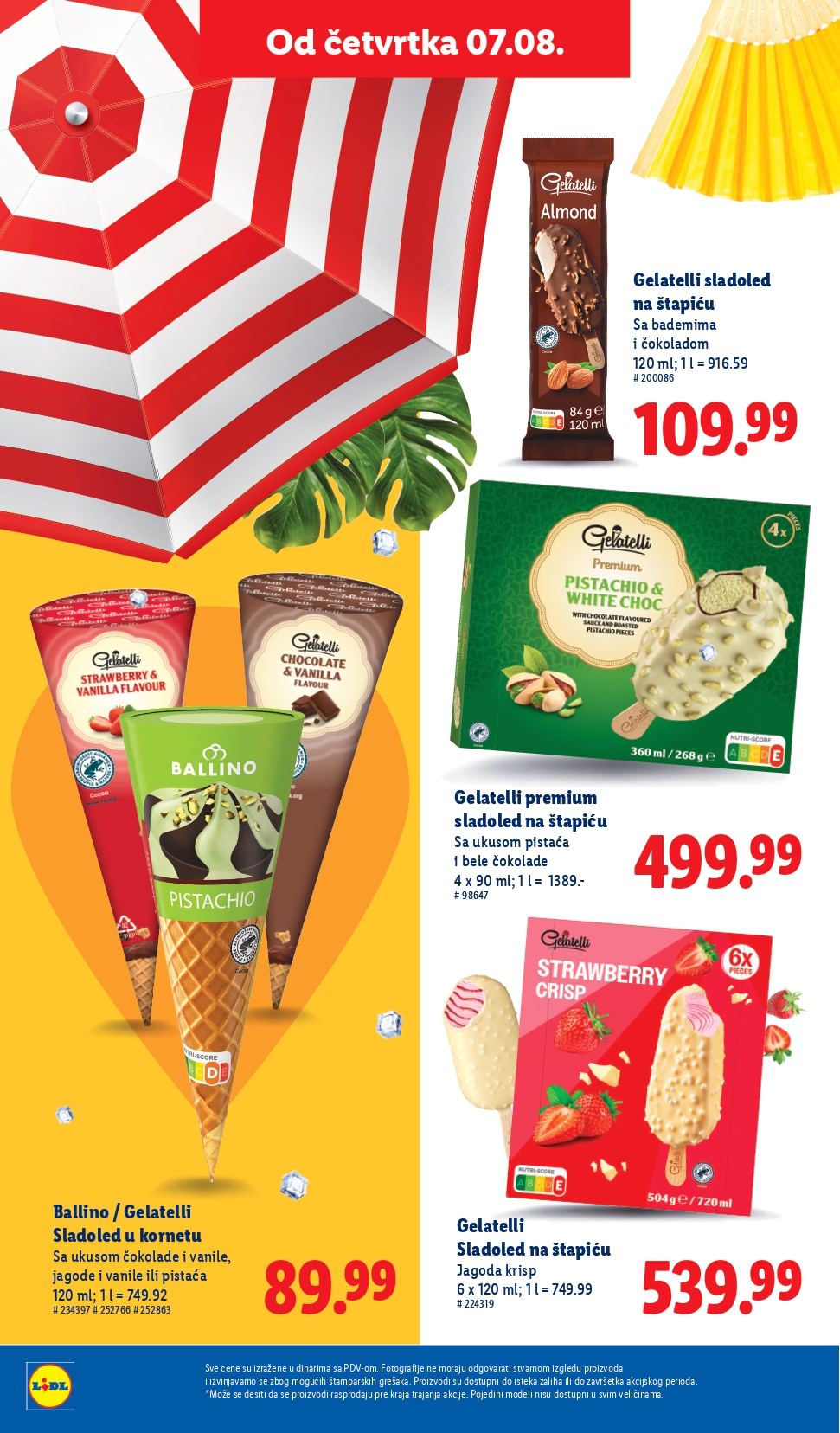Lidl katalog PREHRANA 7-13.8.2025.