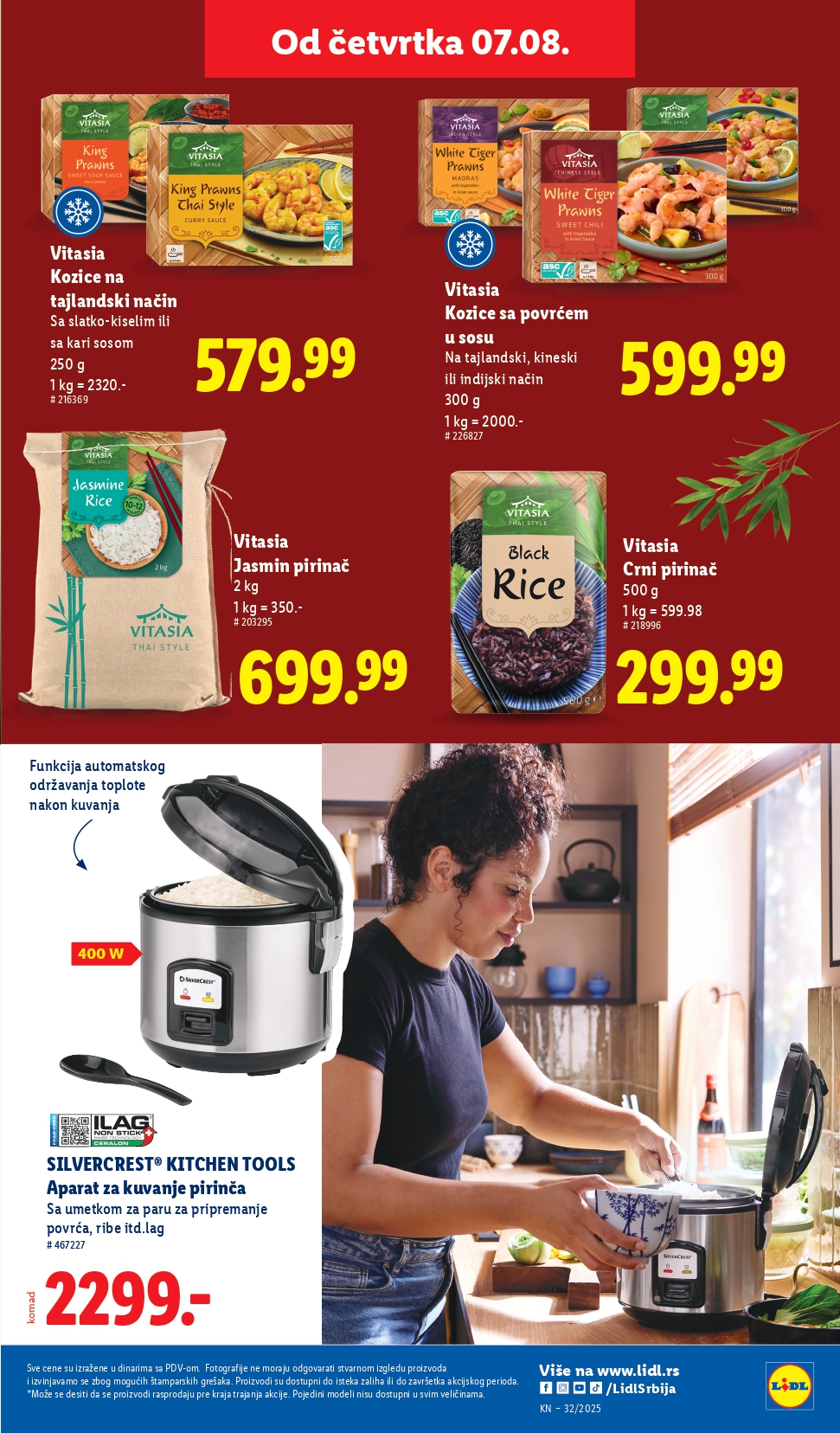 Lidl katalog PREHRANA 7-13.8.2025.