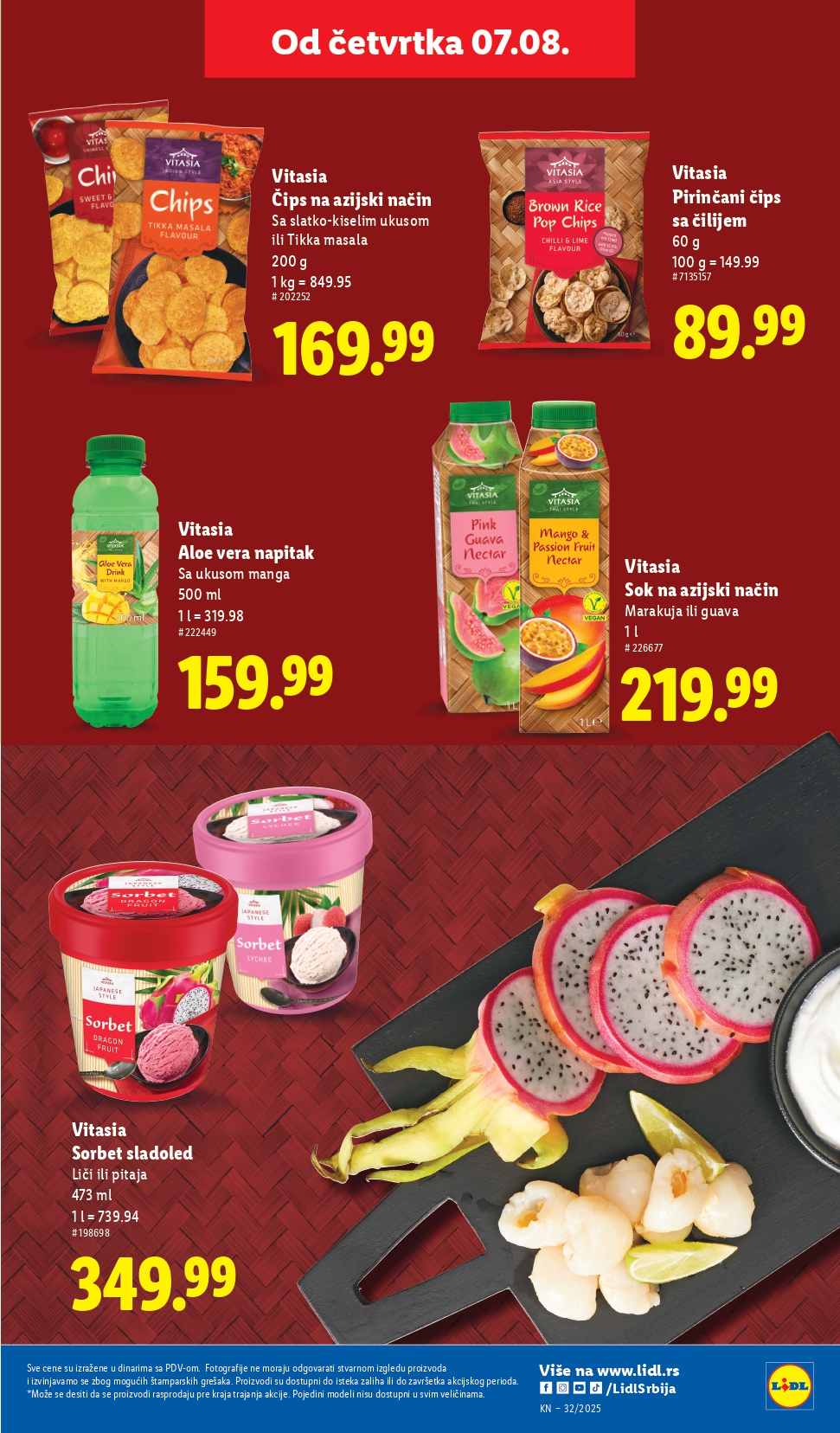 Lidl katalog PREHRANA 7-13.8.2025.