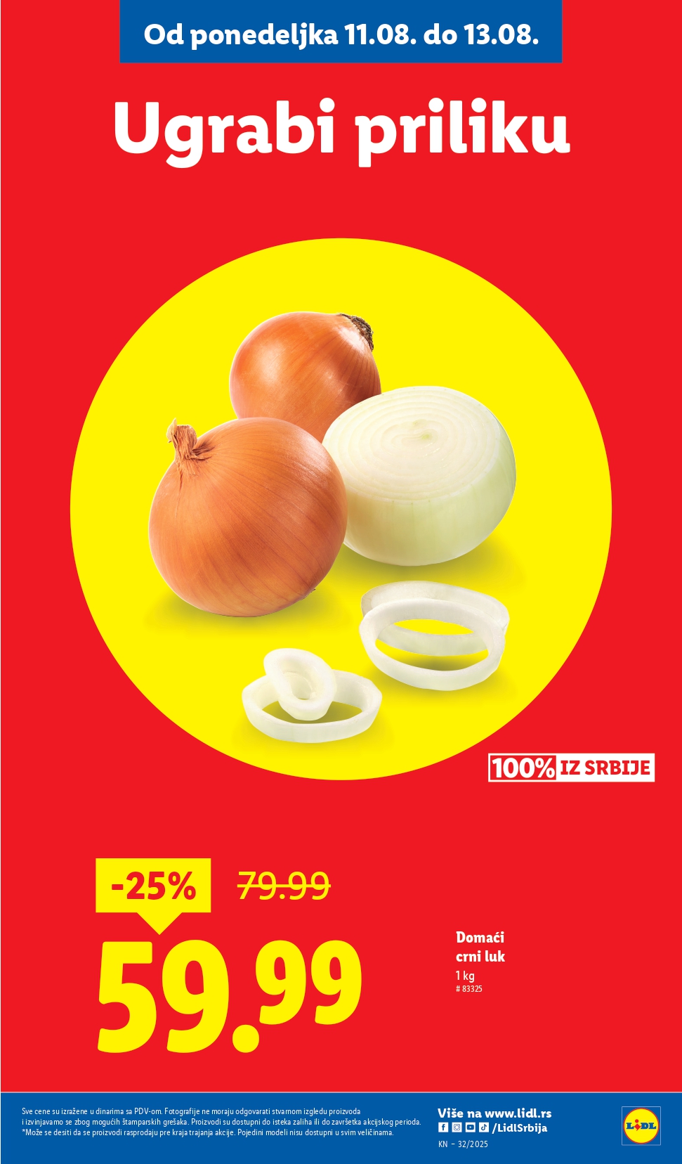 Lidl katalog PREHRANA 7-13.8.2025.