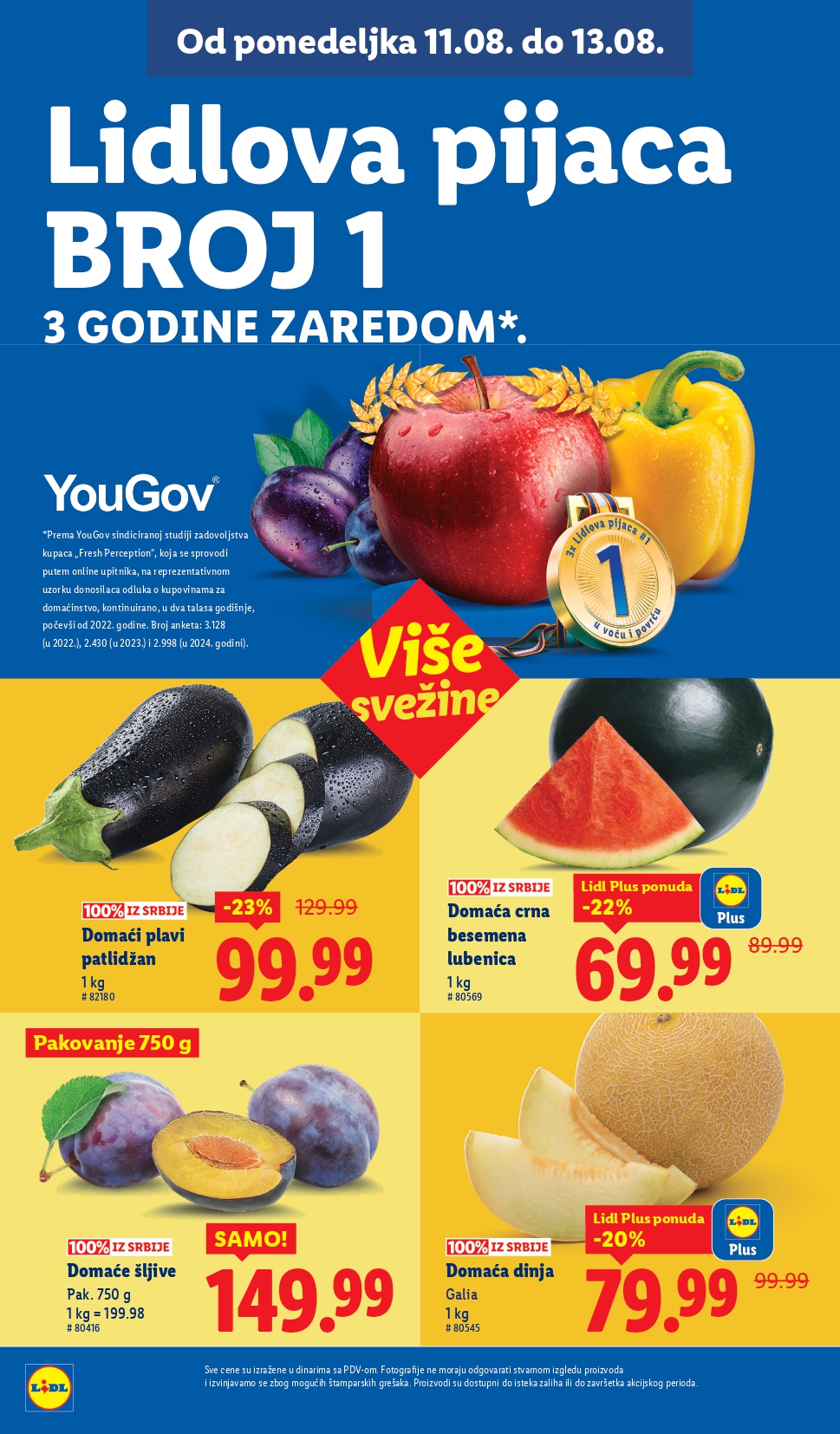 Lidl katalog PREHRANA 7-13.8.2025.