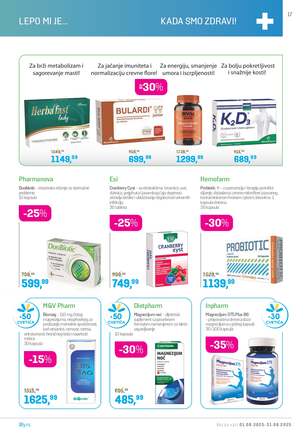 Lilly katalog AVGUST 2025.