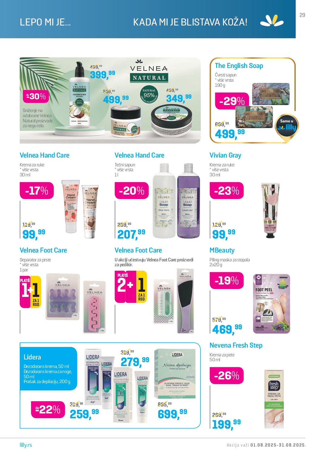 Lilly katalog AVGUST 2025.