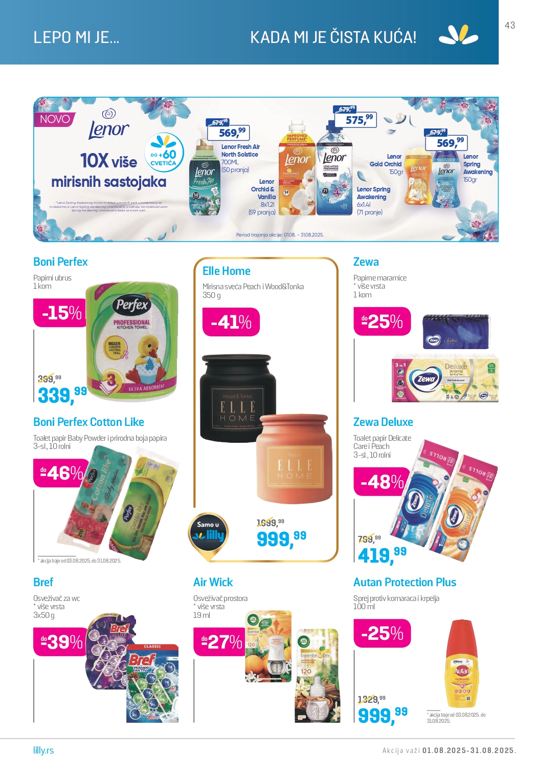 Lilly katalog AVGUST 2025.