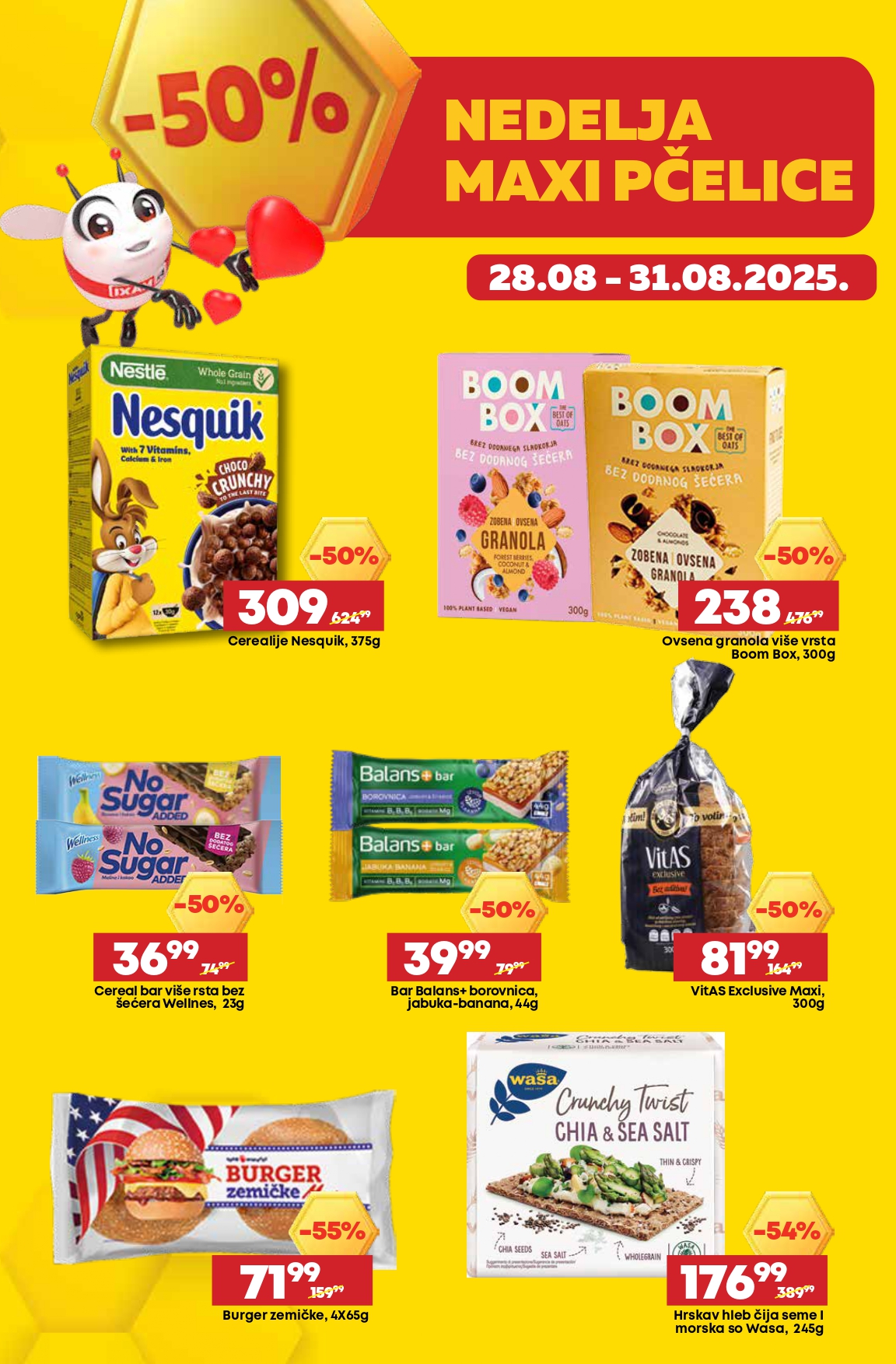 Mega Maxi SUPER POPUSTI 28-31.8.2025.