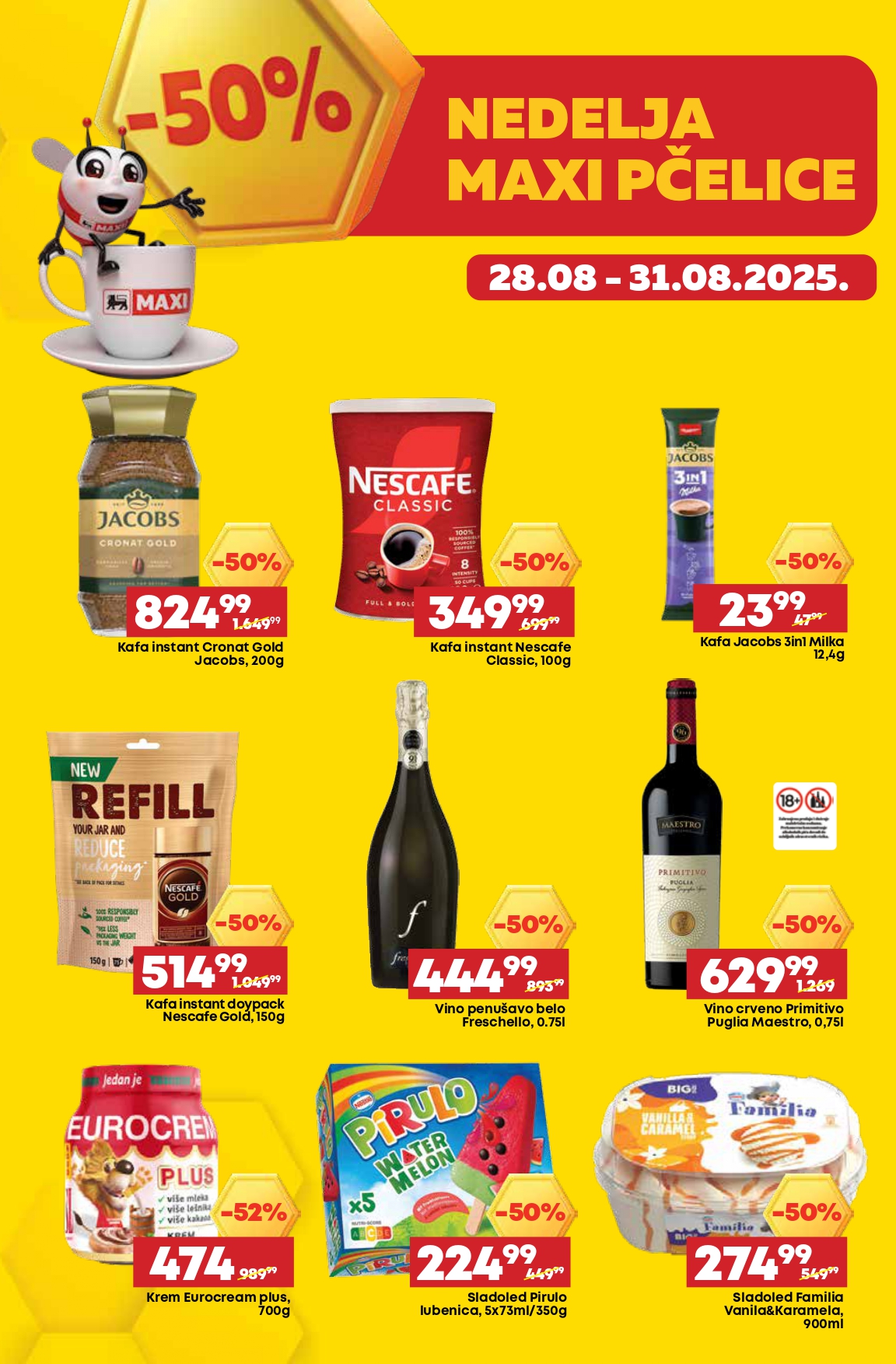 Mega Maxi SUPER POPUSTI 28-31.8.2025.