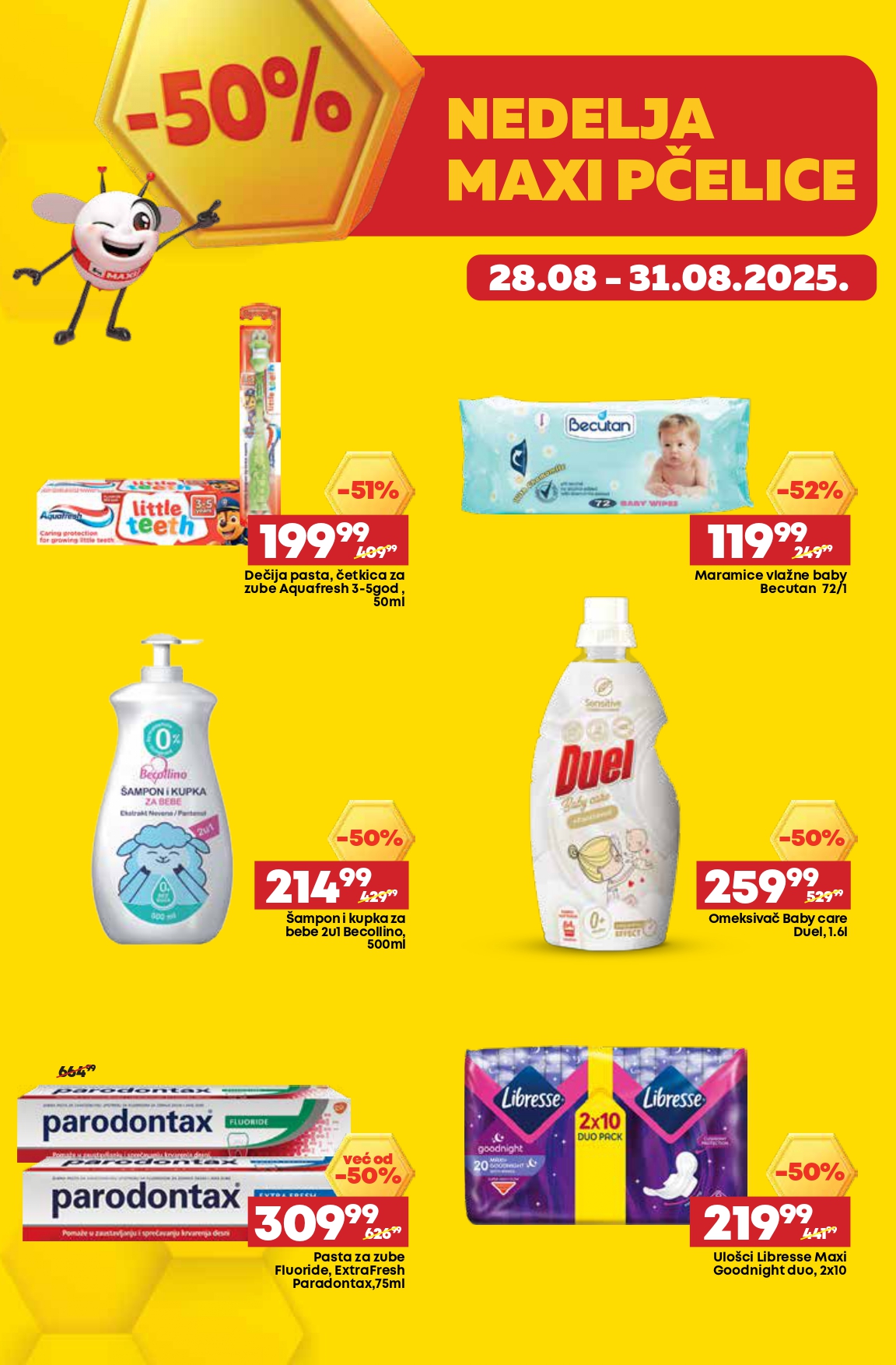 Mega Maxi SUPER POPUSTI 28-31.8.2025.