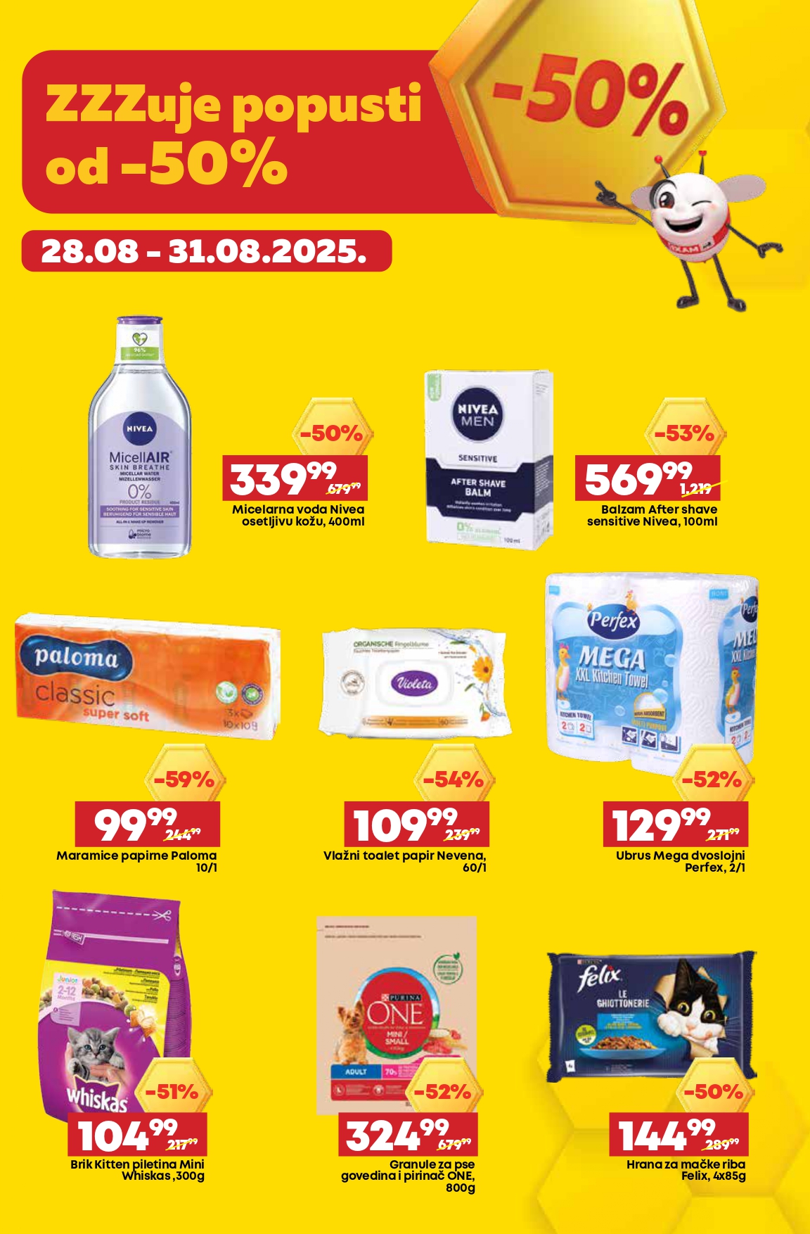 Mega Maxi SUPER POPUSTI 28-31.8.2025.