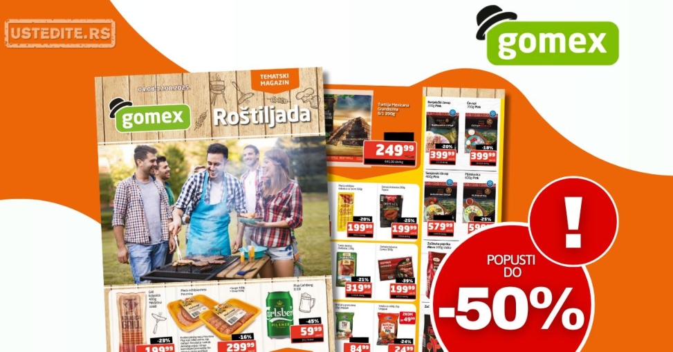 Gomex katalog TEMA MESECA 4-17.8.2025.