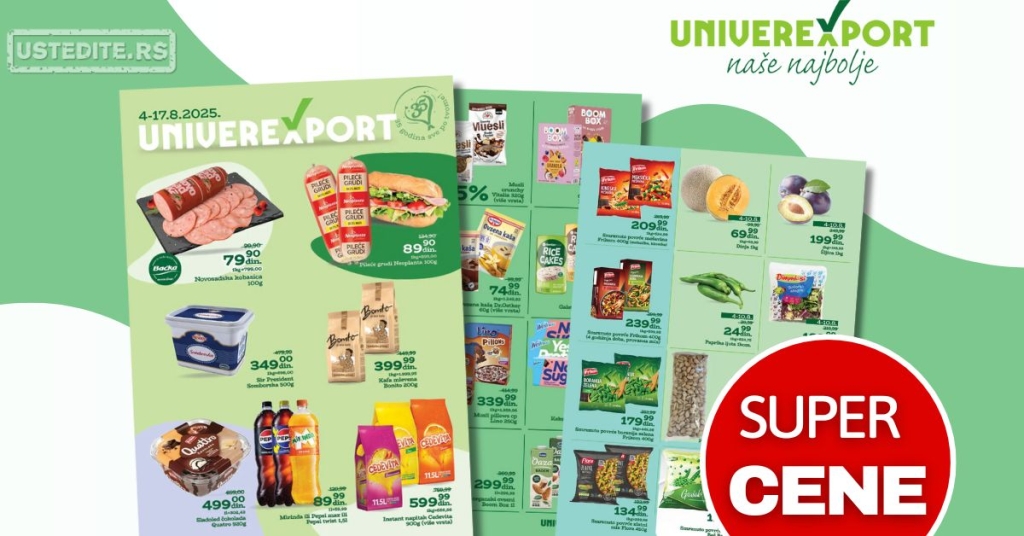Univerexport katalog 4-17.8.2025.