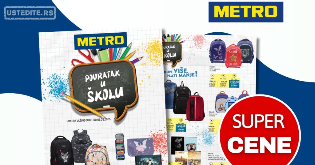 Metro katalog ŠKOLA 10.8-6.9.2025.