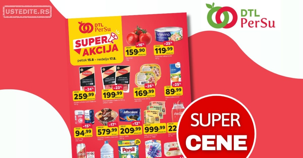 DTL PerSu VIKEND AKCIJA 15-17.8.2025.