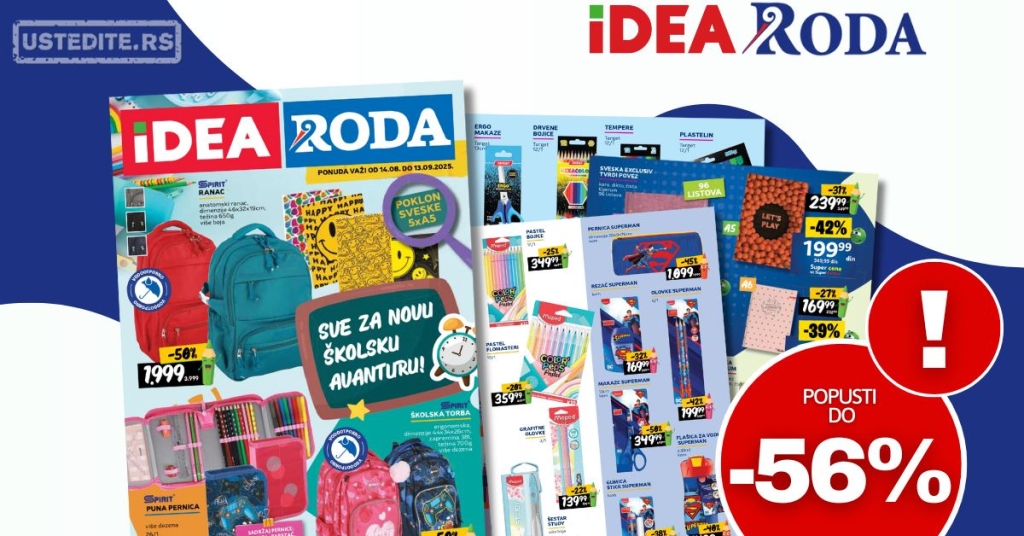 Roda & Idea katalog ŠKOLA 14.8-13.9.2025.