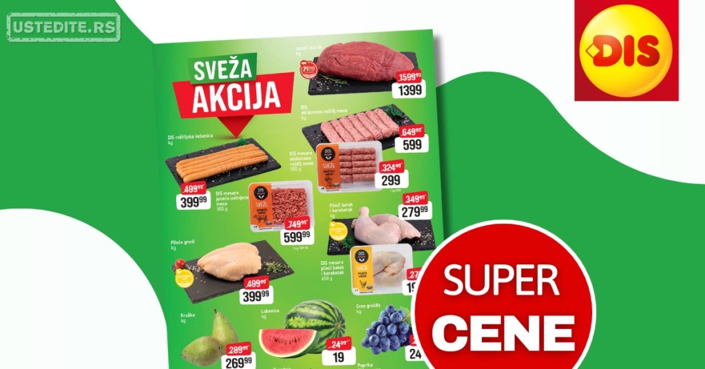 Dis SVEŽA AKCIJA 15-21.8.2025.