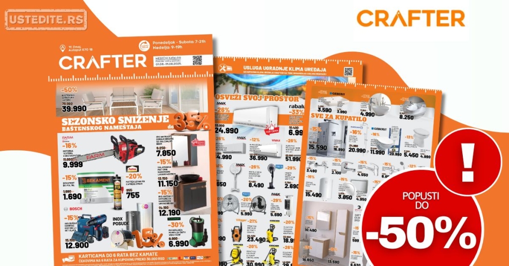 Crafter katalog 1-31.8.2025.