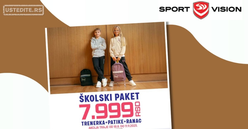 Sport Vision AKCIJA 18.8-11.9.2025.