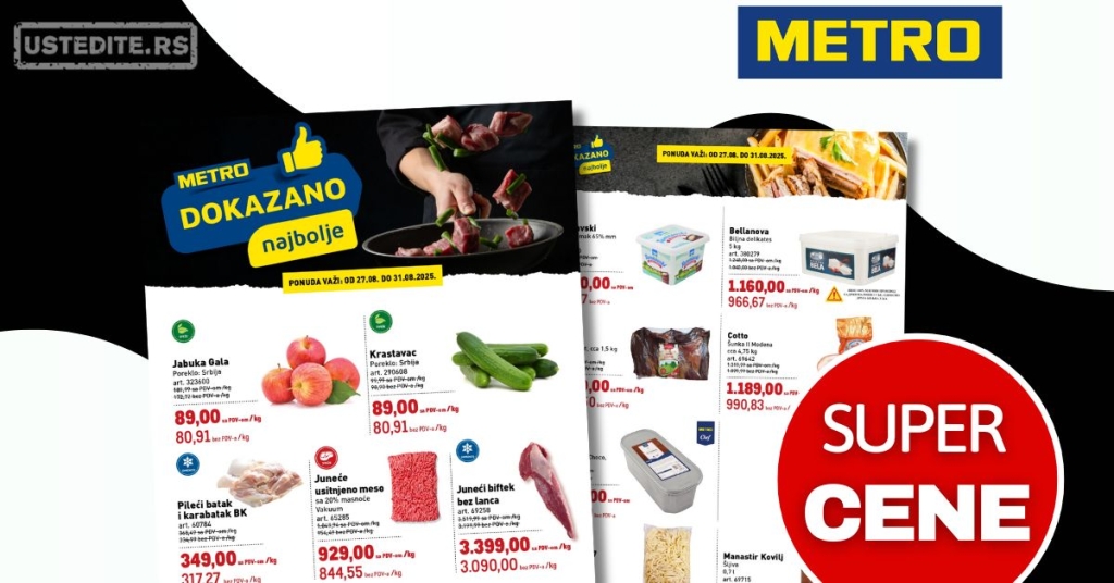 Metro katalog DOKAZANO 27-31.8.2025.