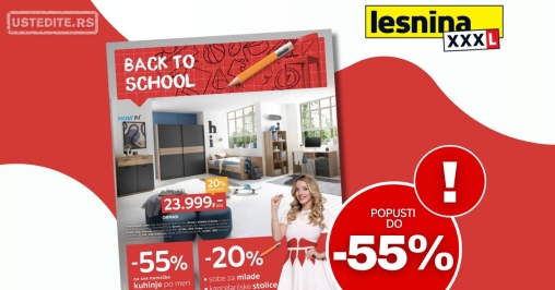 Lesnina XXXL katalog ŠKOLA 4.8-3.9.2025.