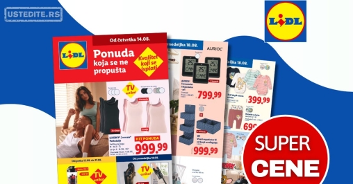 Lidl katalog NEPREHRANA 14-20.8.2025.