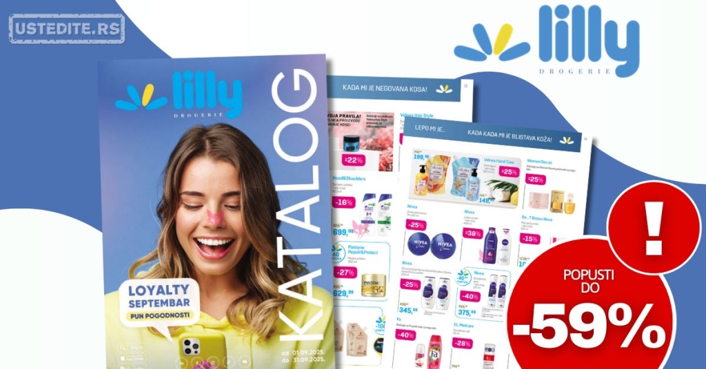 Lilly katalog SEPTEMBAR 2025.