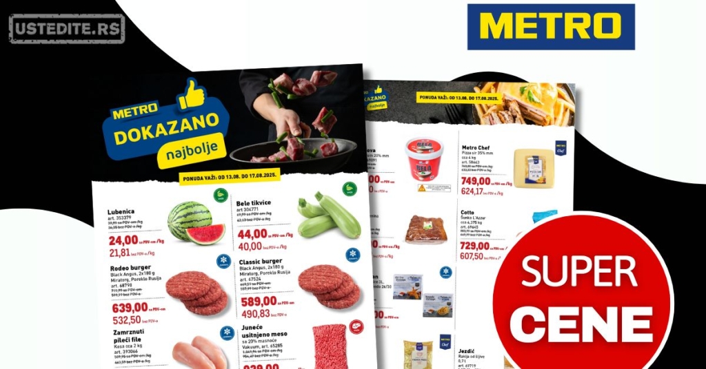 Metro katalog DOKAZANO 13-17.8.2025.