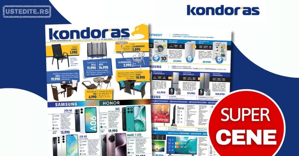 Kondor As katalog 1-31.8.2025.