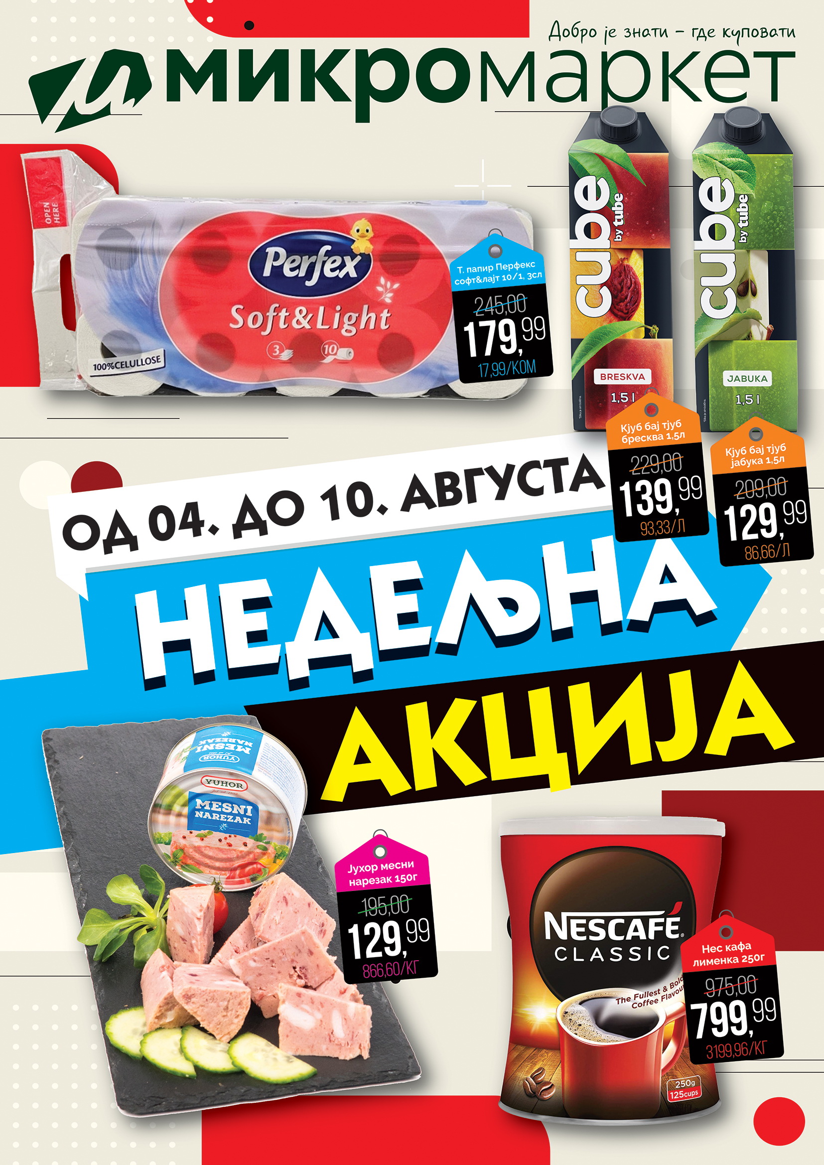 Mikromarket NEDELJNA AKCIJA 4-10.8.2025.