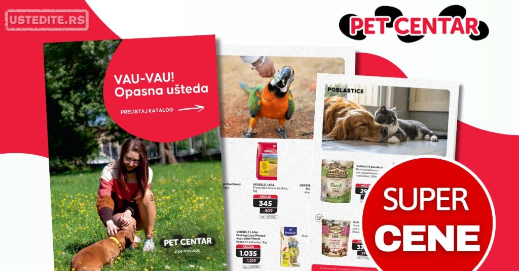 Pet centar katalog 21.8-17.9.2025.