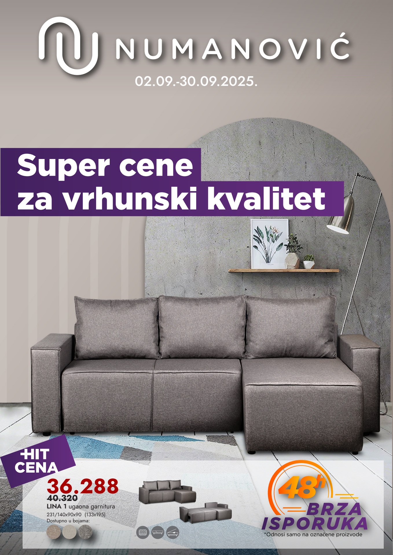 Numanović nameštaj katalog 2-30.9.2025.