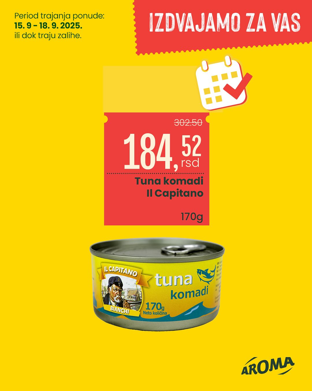 Aroma AKCIJA 15-18.9.2025.