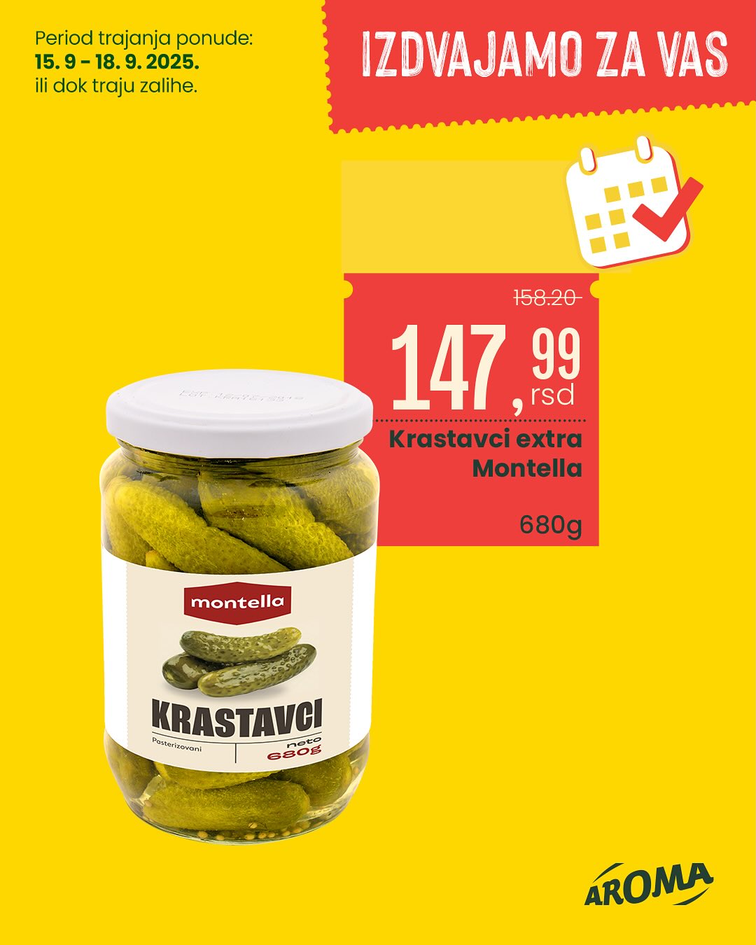 Aroma AKCIJA 15-18.9.2025.