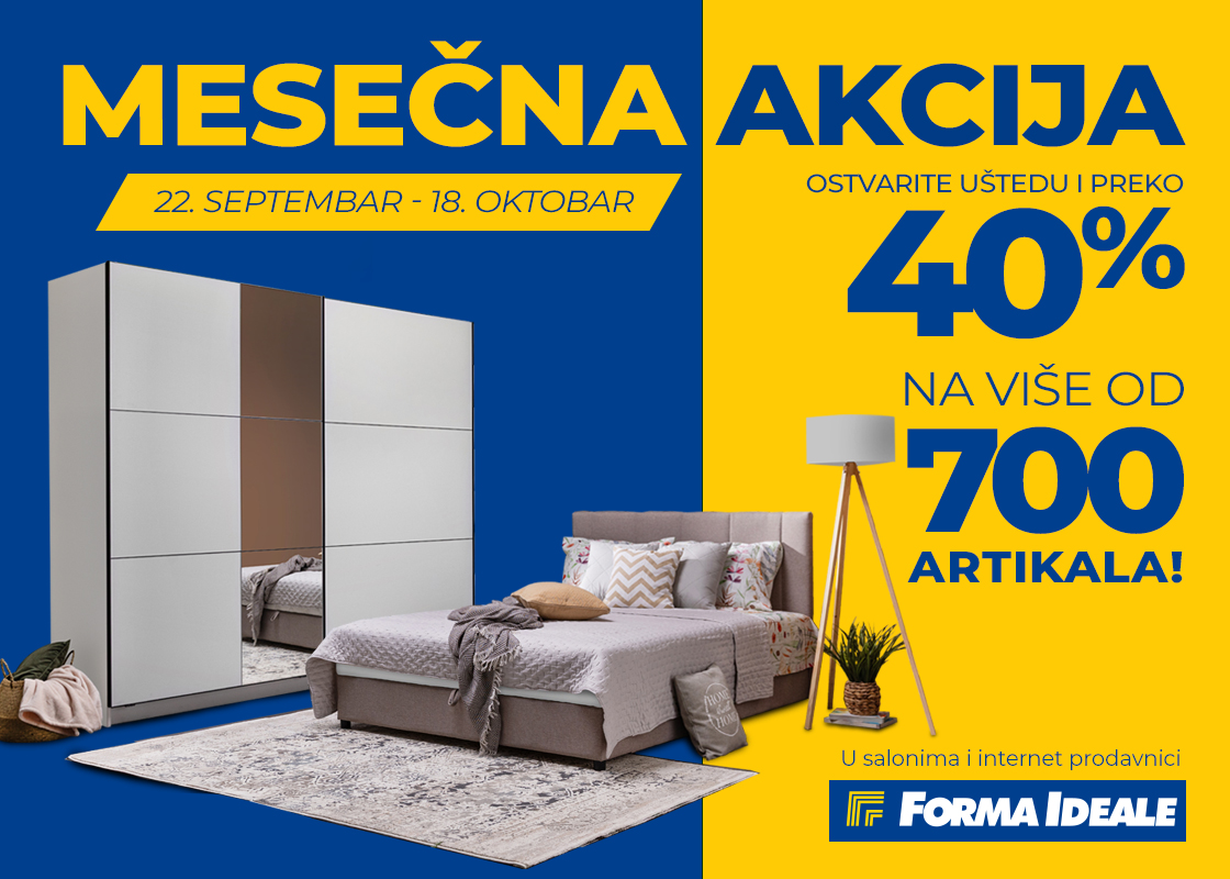 Forma Ideale MESEČNA AKCIJA 22.9-18.10.2025.