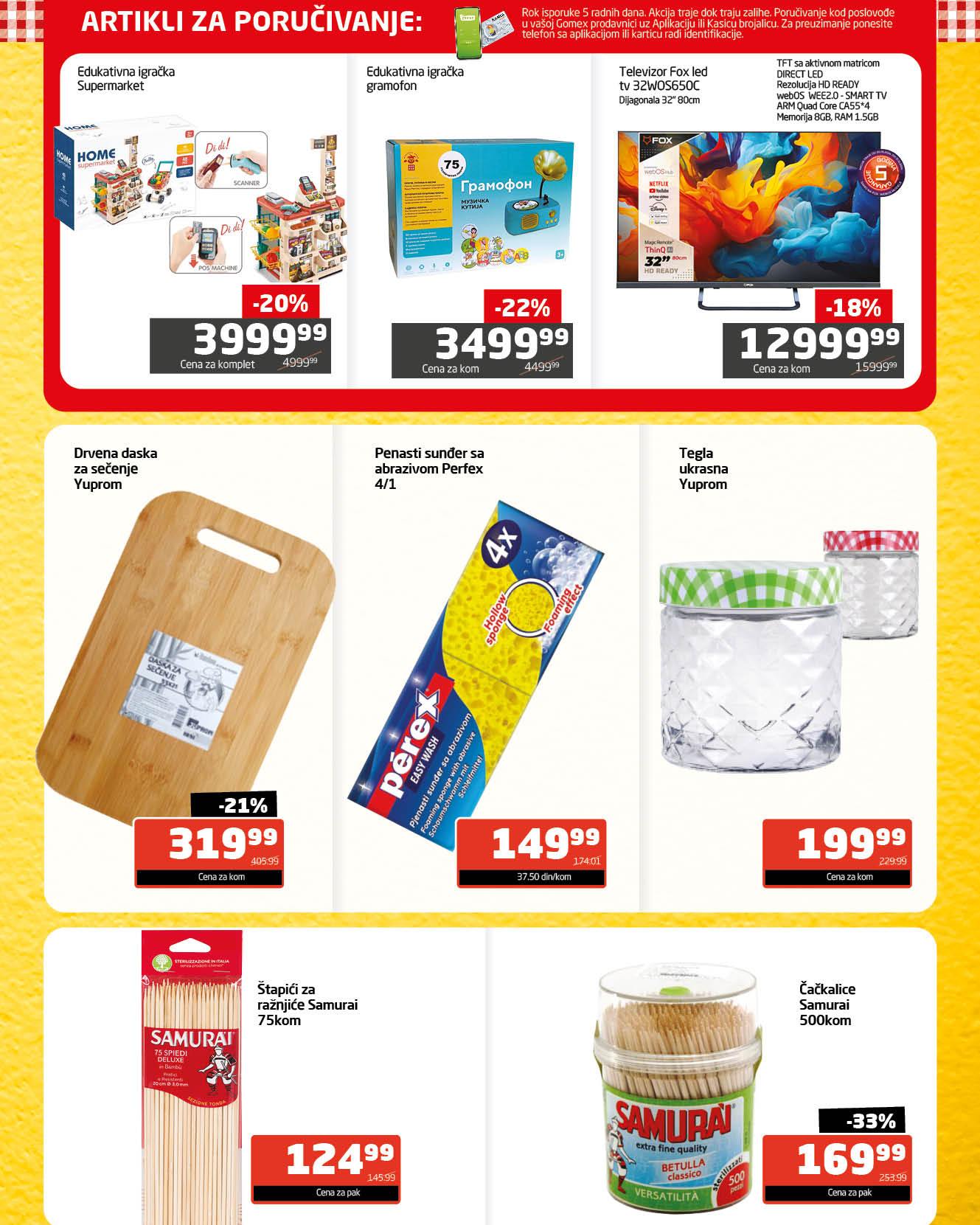 Gomex katalog TEMA MESECA 8-28.9.2025.