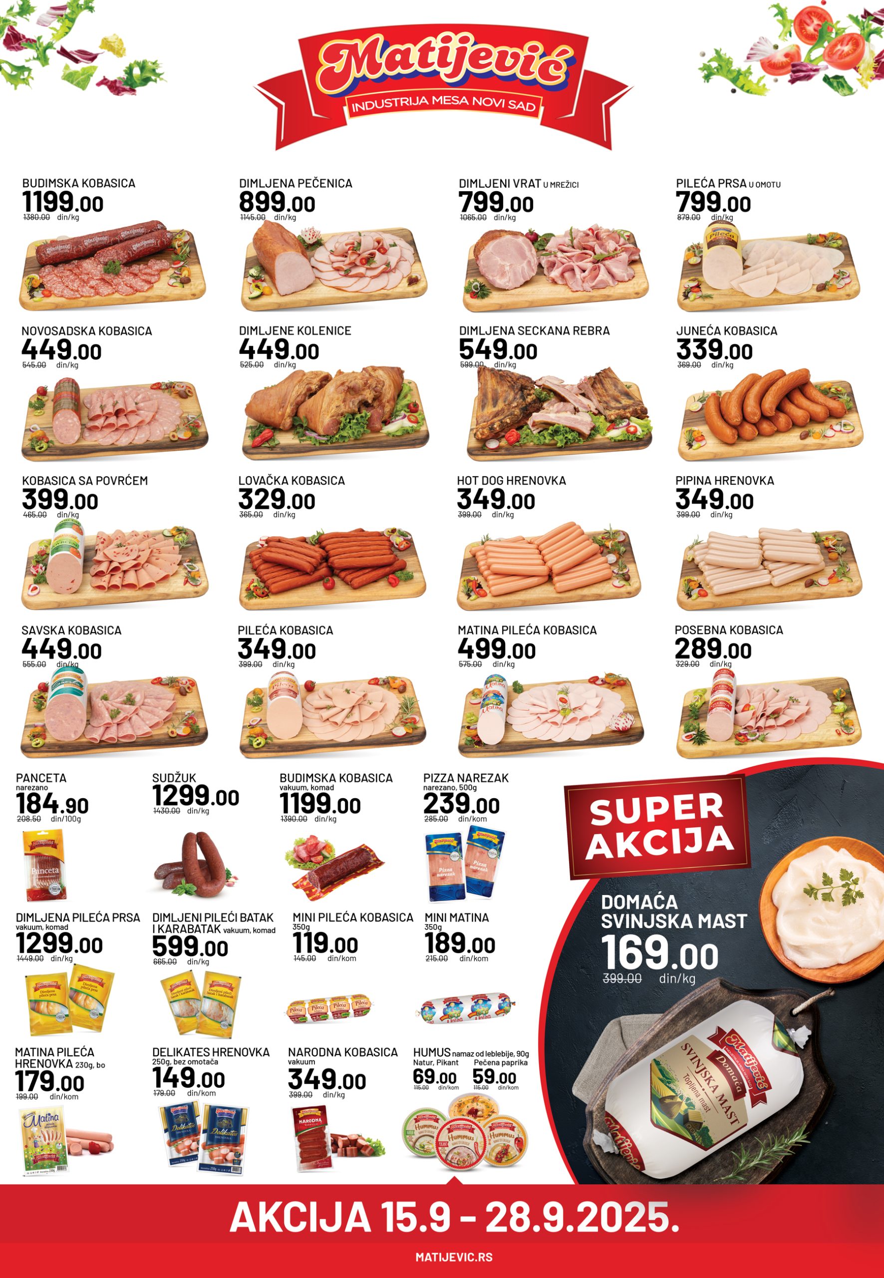 Matijević SUPER AKCIJA 15-28.9.2025.